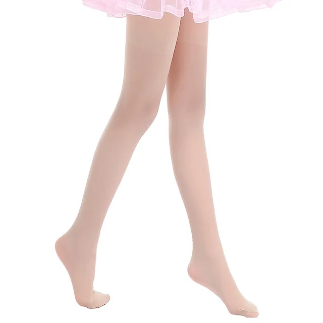 Ультратонкие однотонные колготки для девочек 2-15 лет высококачественные дышащие