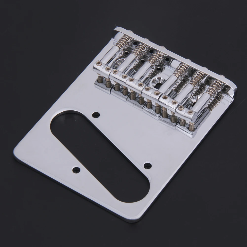 1 Set 6 Saddle Guitar Bridge for Telecaster Tele TL Electric Replacement adjustable string intonation Parts Accessories | Спорт и