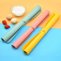 60x40cm silicone dough rolling mat non stick pastry baking mat flour fondant sheet kneading pad wscale mark kitchen accessories