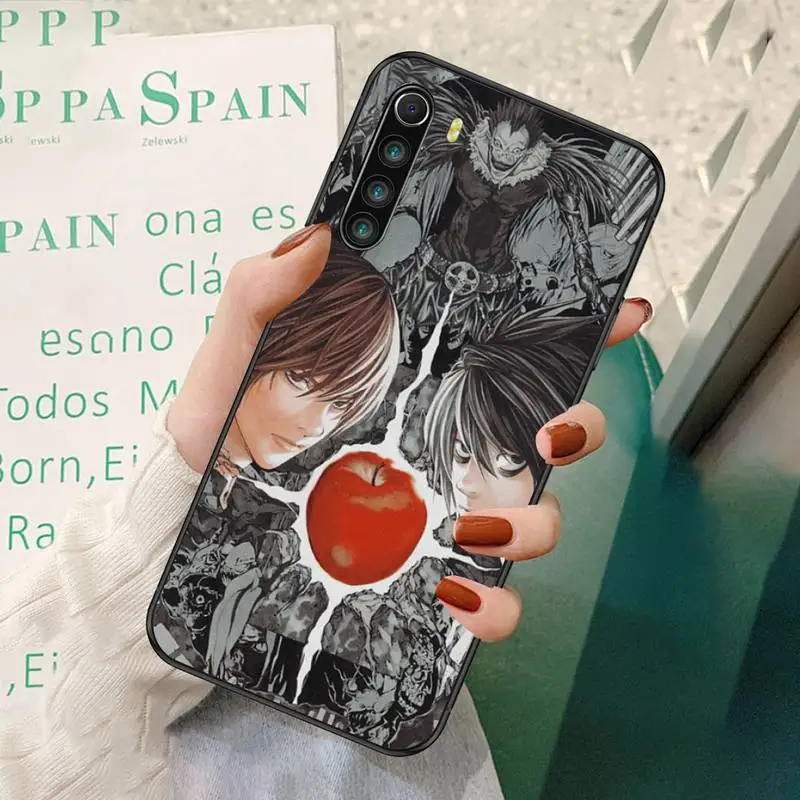 

Death Note Black Soft Phone Cases For Redmi 7 8 9 A K20 30 Pro Note 8 9 Pro 9s