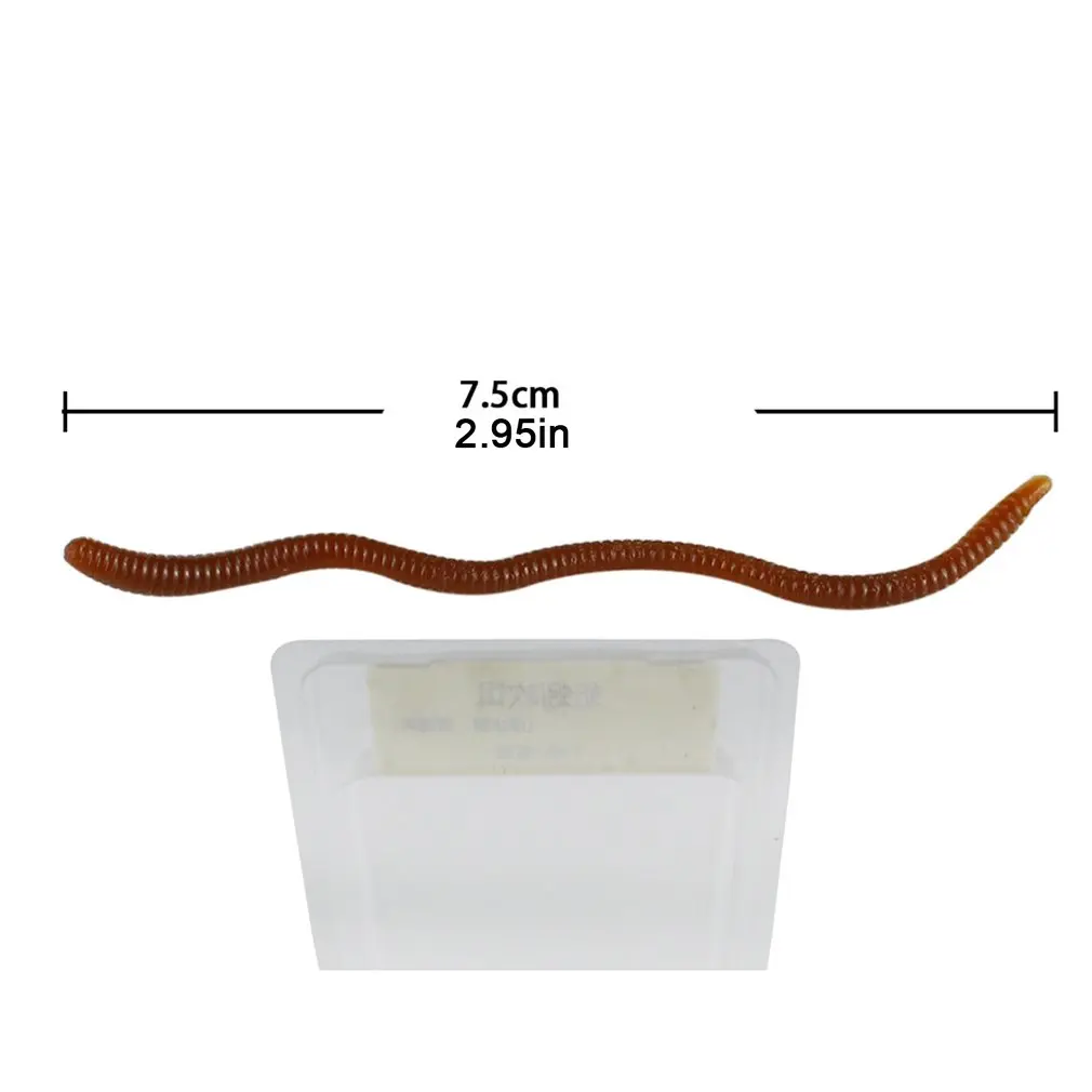 

Lures Earthworm Simulated Lures Floating Earthworm Bait Fishing Accessories Fishing Gear Bait Box-packed