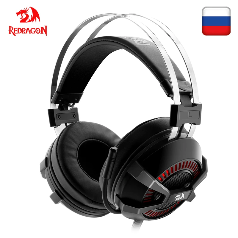 Redragon BIO H801 Проводная игровая гарнитура Pro-gamer оголовье Стерео объемные гарнитуры с микрофоном для ПК/PS4 3/Xbox Switch