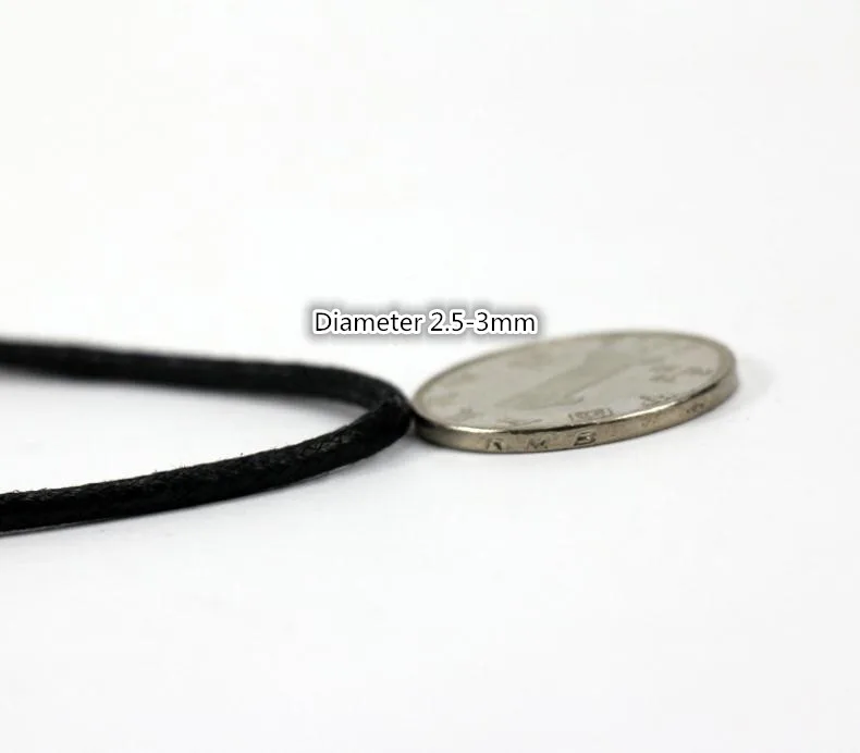 Waxed Cotton Round Shoelaces Leather Shoes Boots lace Waterproof ShoeLaces Shoestring Rope String Cord Black Brown Gray Red Blue