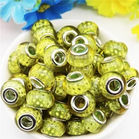 10pcslot new big hole round loose european spacer beads fit pandora bracelet earrings necklaces earrings for diy jewelry making