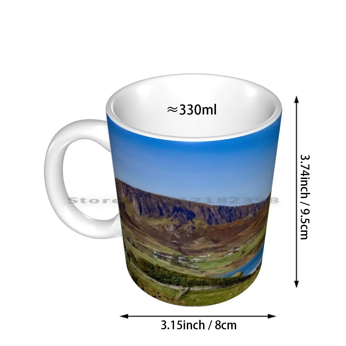 Смотрите на Quiraing керамические кружки кофейные чашки кружка для молока и чая