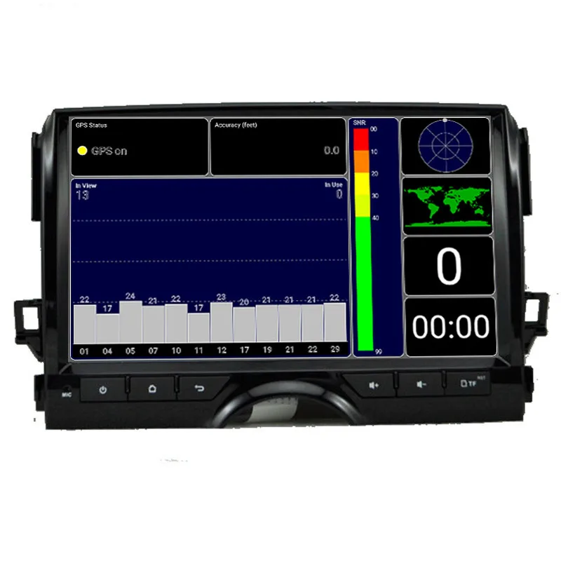 NAVITOPIA 10 1 дюйма 2 Гб ОЗУ 32 ПЗУ Восьмиядерный Android 8 Автомобильный GPS навигатор для