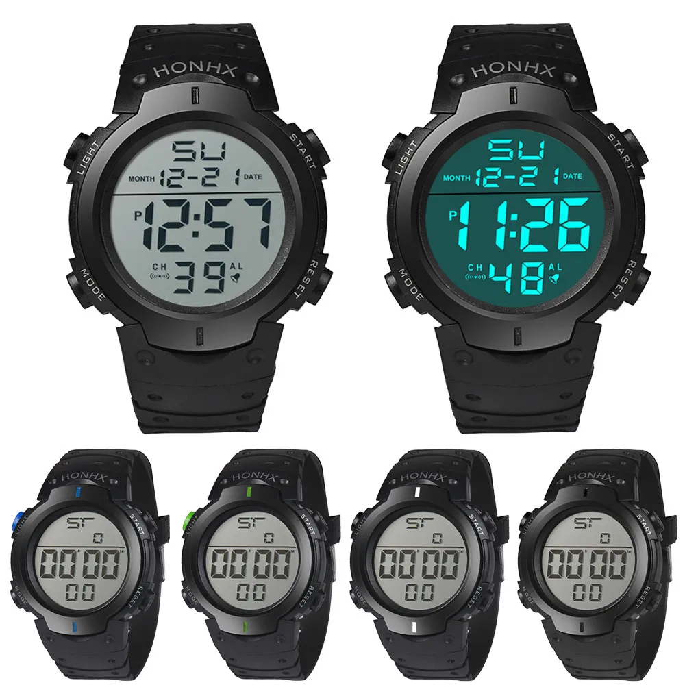 

Fashion Men Digital Watches Waterproof Sport Digital Wristwatches Military Army LED Male Electronic Watches Relogio Masculino