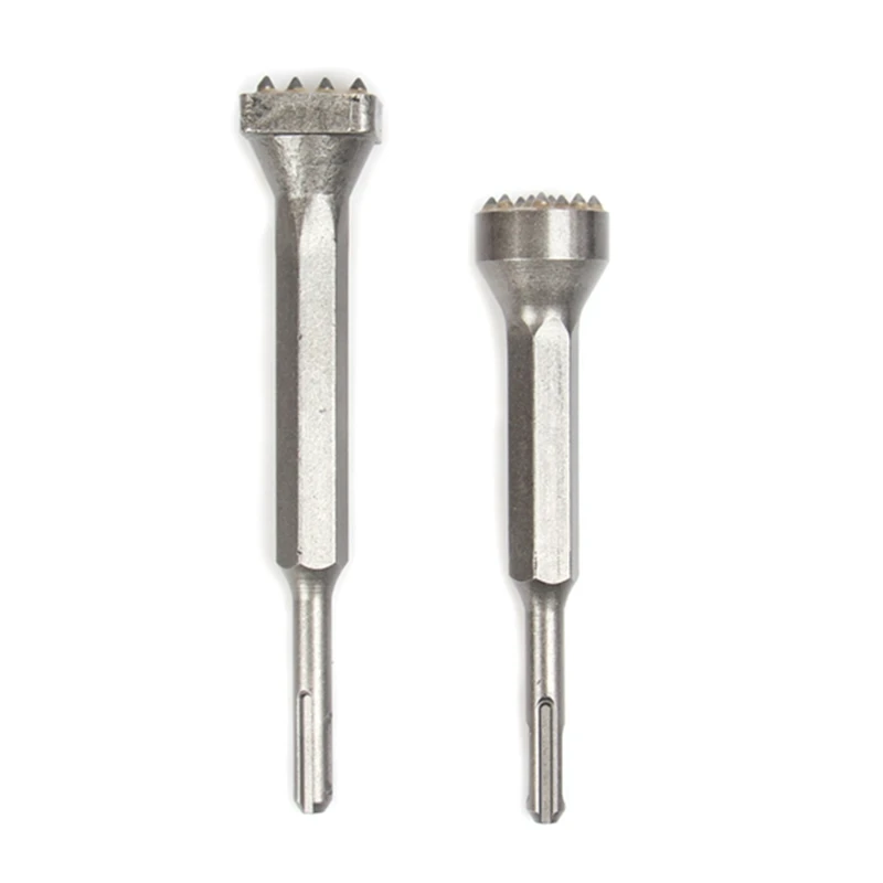 

69HC Alloy Steel Material High Hardness 185x35mm /160x35mm Square/Round Shank One-piece 12-point Head Slot Chisel Hammer