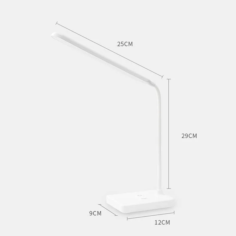 

Desk Lamp Touch Table Lamps For Living Room Gooseneck Desktop Foldable Dimmable Eye Protection Study Lamp Led Light