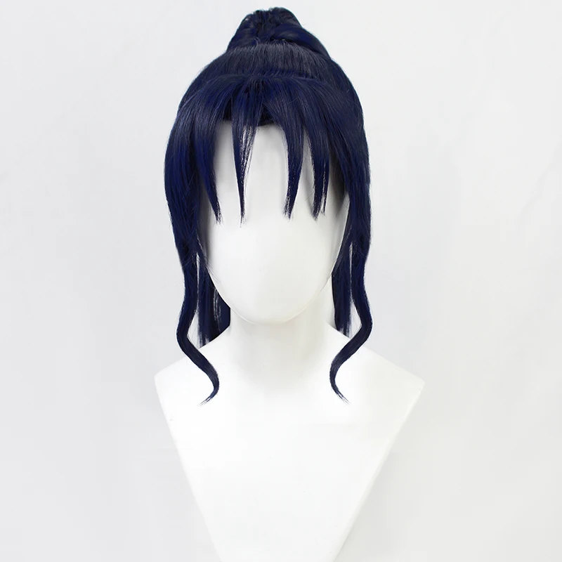 Аниме Yashahime принцессы косплей демона синтетический термостойкий парик голубые