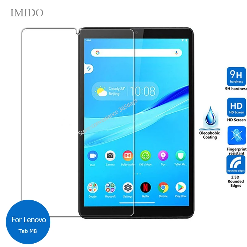 

For Lenovo Tab M8 TB-8505F Tempered Glass Screen Protector 9h Safety Protective Film on TabM8 M 8 8.0 TB-8505X TB 8505F 8505X