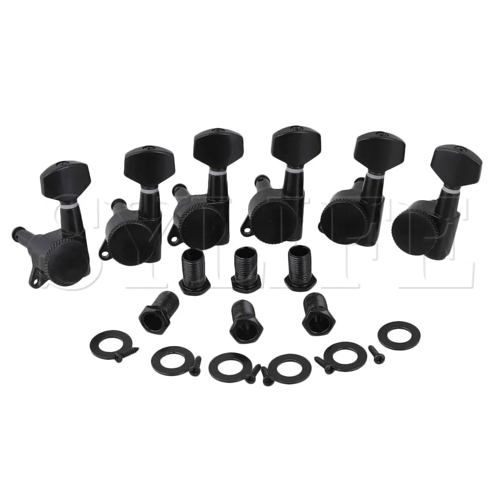 Левая 6 автоблокировка струнная гитарная настройка колышки машинные