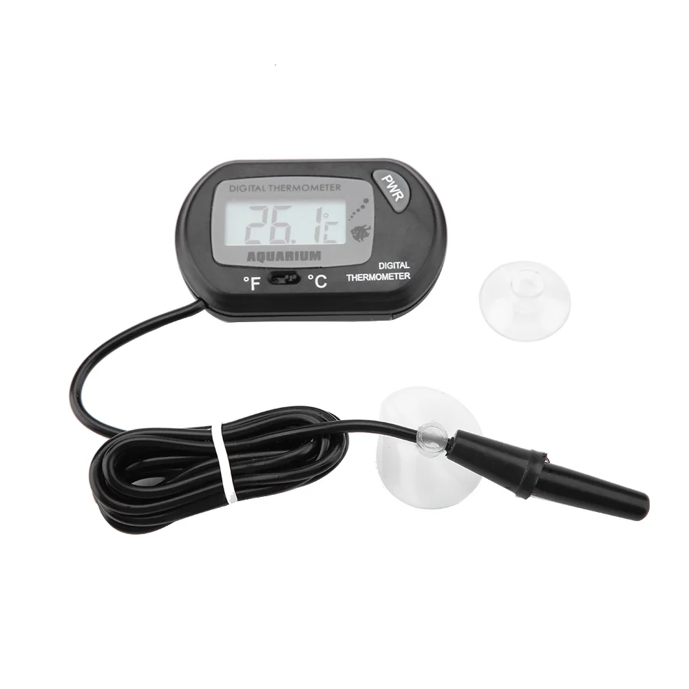 LCD Digital Thermometer for Aquarium Fish Tank Indoor Convenient Temperature Sensor Gauge Meter Water Controller | Дом и сад