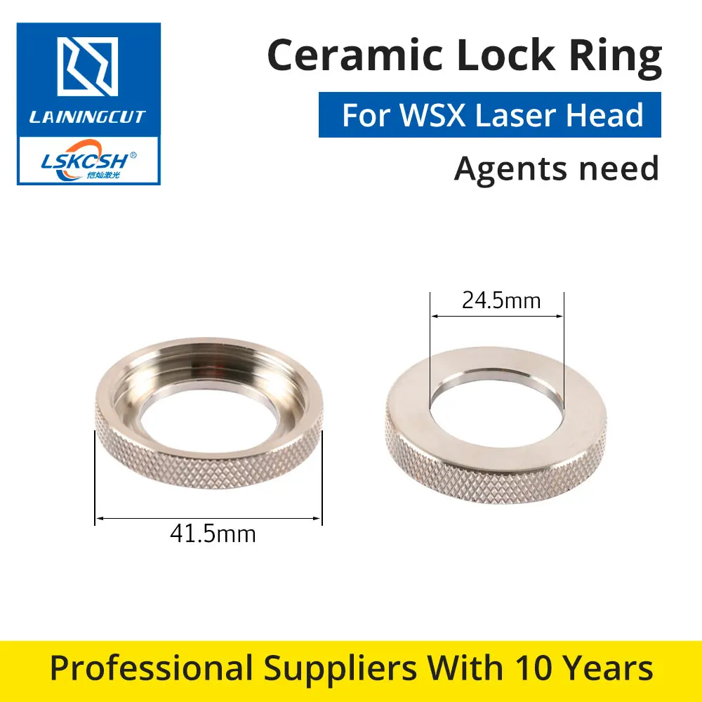 Лазерная керамическая фиксирующая гайка LSKCSH WSX оптовая продажа с завода NC30 TRA |