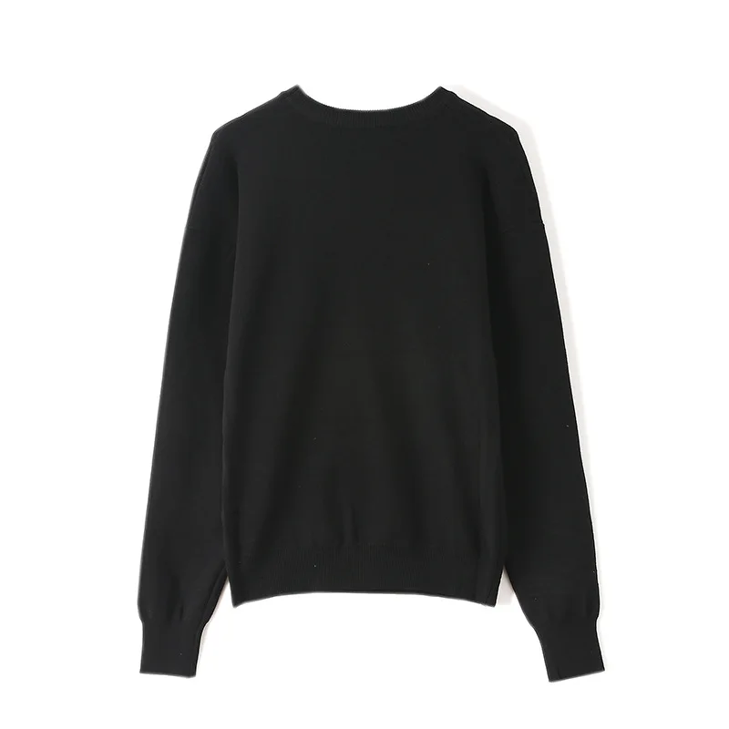 Женский свободный свитер с вышивкой Star same модель 2020 года в Корейском стиле на