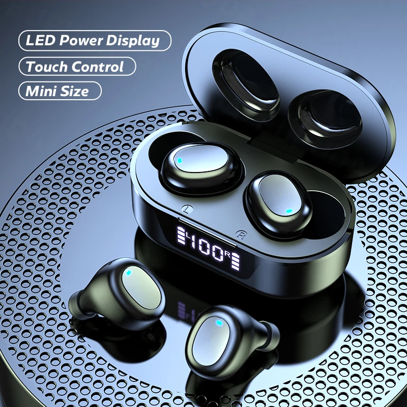 Мини Bluetooth наушники для телефона Hi Fi стерео Беспроводной 24 часа в сутки долгое