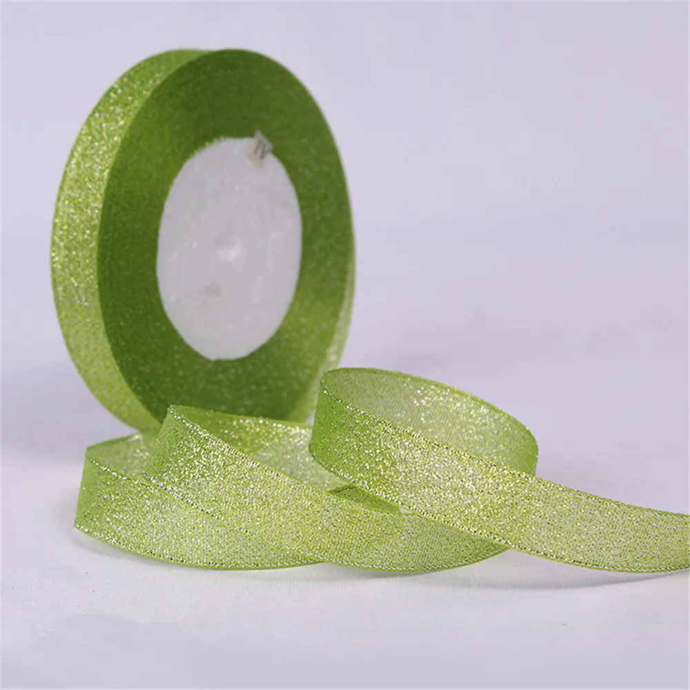 

19mm 25yard/22m/roll Glitter Onion Ribbon Chrismas Wedding Decor Cake Candy Wrap Materials Box Package Ribbons DIY Accessories