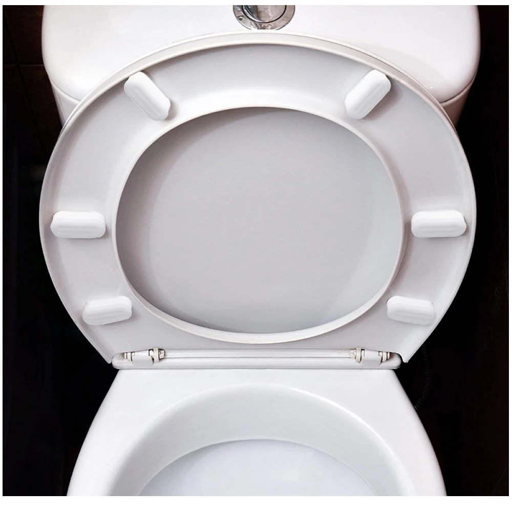 Универсальные защитные накладки на сиденье унитаза 4 шт. сменные бамперы для