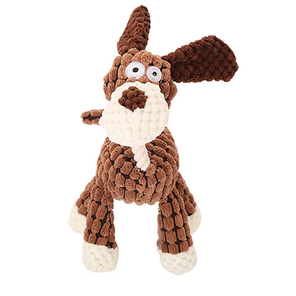 

2021 Pet Dog Cat Plush Squeak Sound Dog Toys Pet Puppy Chew Squeaker Toys Sound Play Toys For Dogs Teeth Cleaning