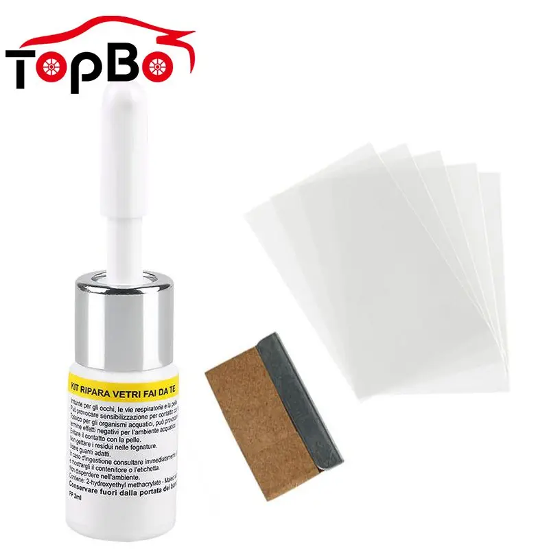 

Car Window Phone Screen Repair Cracked Glass Repair Kit Auto Windshield Nano Repair Liquid DIY Scratch Crack Restore Kit