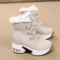 womens boots for fallwinter new style thick soled slope with height enhancing boots fashion snow boots womens ankle boots