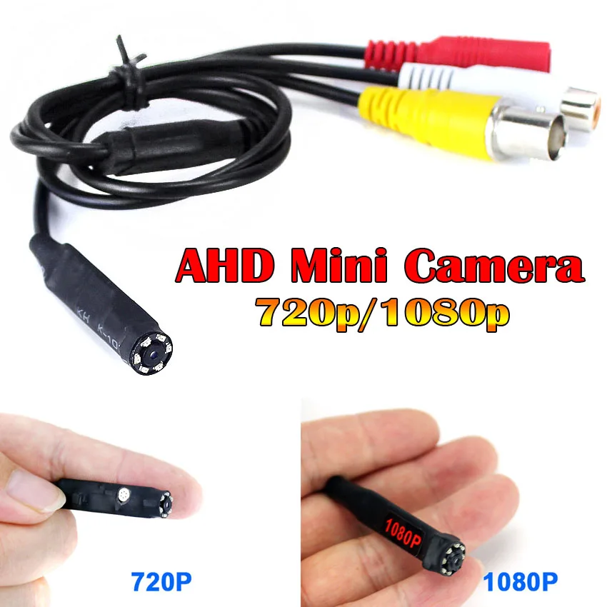 HD 1080P AHD мини камера безопасности с 8 шт. 940nm ИК светодиодов ночного видения CCTV Vedio ahd