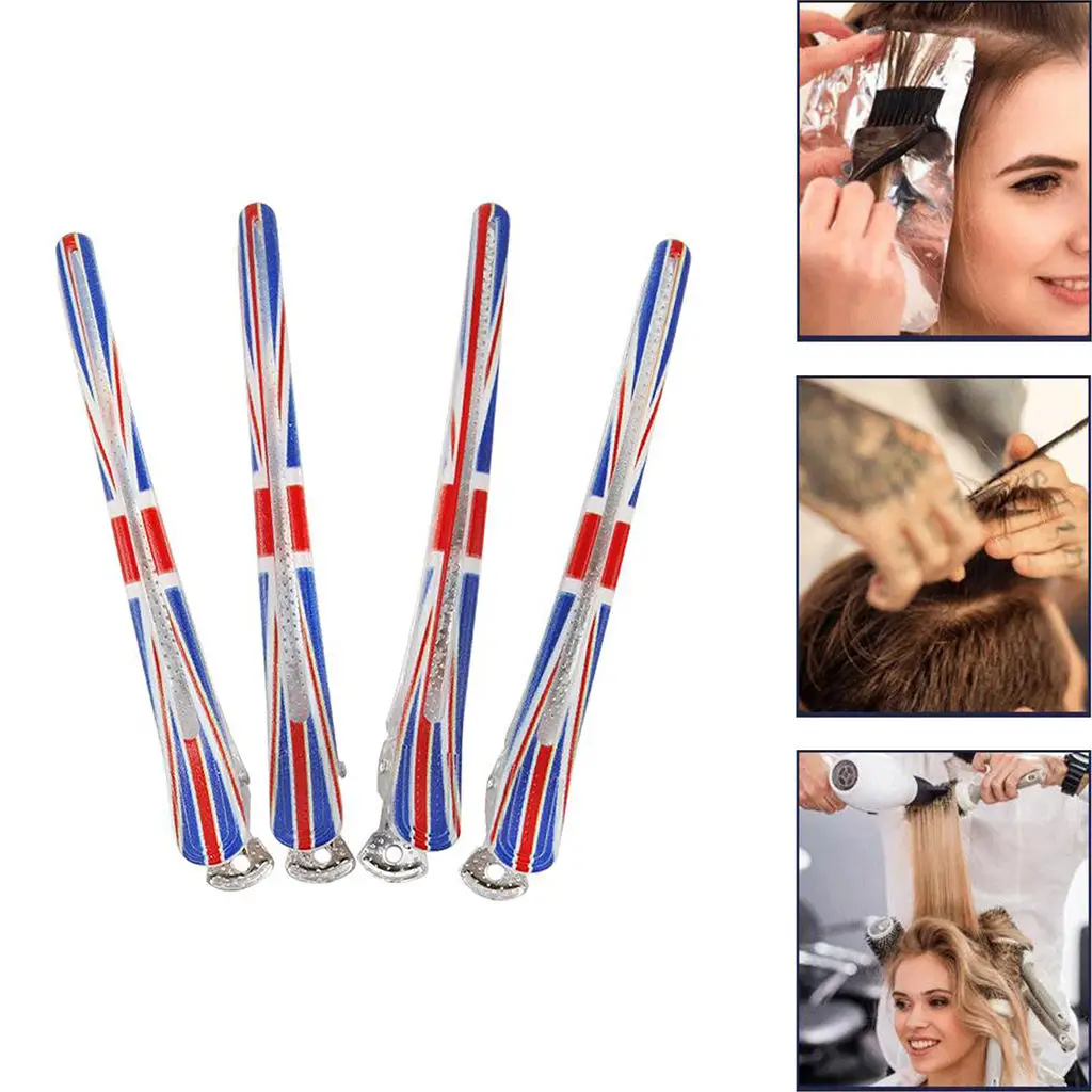 

4pcs/set Hairpin Fixed Styling Clip Flat Duck Mouth Hair Clips Pro Salon Hairdressing Clip Accessories DIY Home