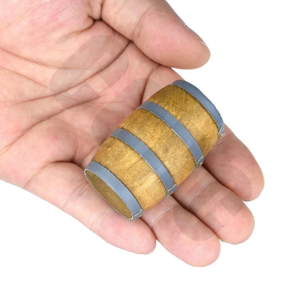 Мини деревянная имитация винного бочка для 1/10 RC Гусеничный автомобиль TRX4 RC4WD D90