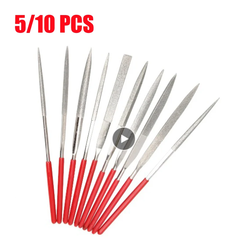 

5/10pcs Diamond Carving Tool Jewelry Polishing Metal Glass Stone Wood Craft Needle File Set Stone Jewelry Metal Carving Tool