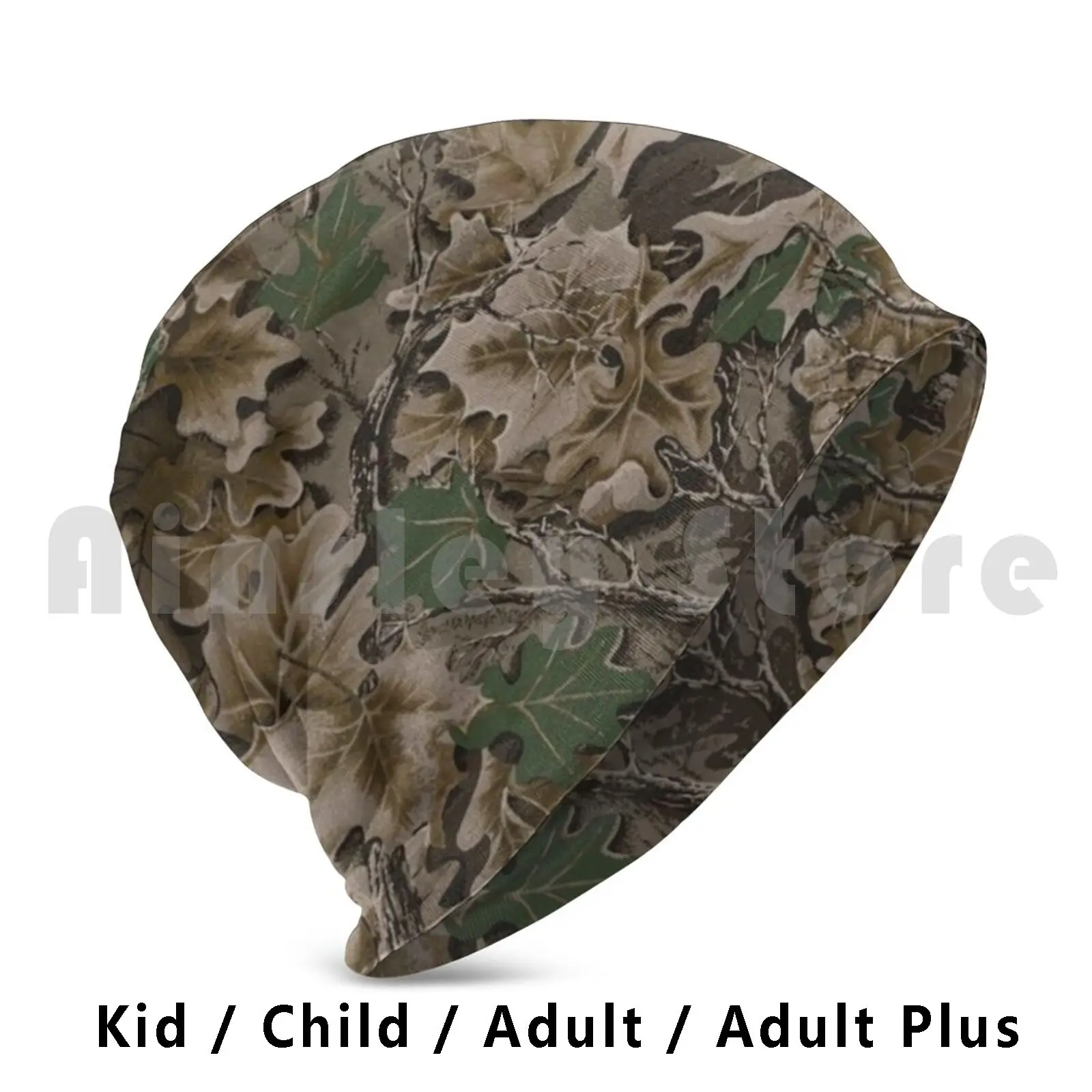 

Forest Camo Beanie Beanies Pullover Cap Comfortable Face Quarantine Decorative Novelty Camo Camoflauge Army Hunting