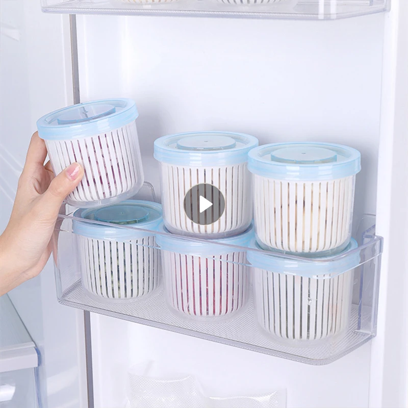 Герметичная коробка для слива еды контейнер хранения чеснока лука свежести