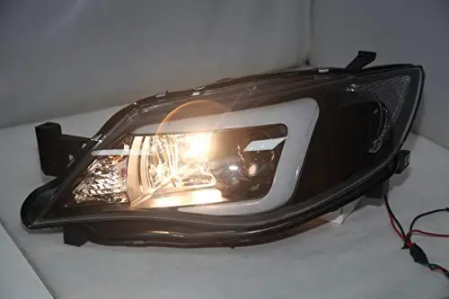 1 пара для Subaru Impreza WRX светодиодный головной фонарь передний 2009 2010 2011 2012 с дневными ходовыми огнями ксеноновые комплекты