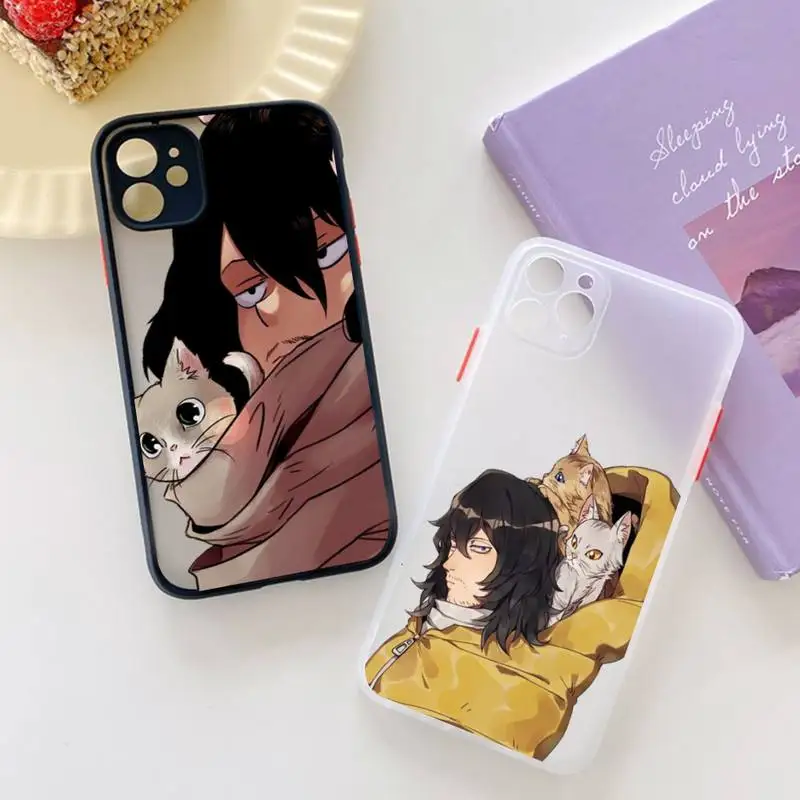 

Eraser head Shota Aizawa My Hero Phone Case for iPhone 11 12 13 mini pro XS MAX 8 7 6 6S Plus X 5S SE 2020 XR case