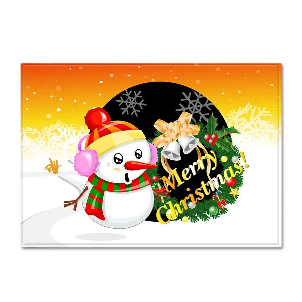 Приграничный Рождественский коврик для гостиной ресторана двери Amazon