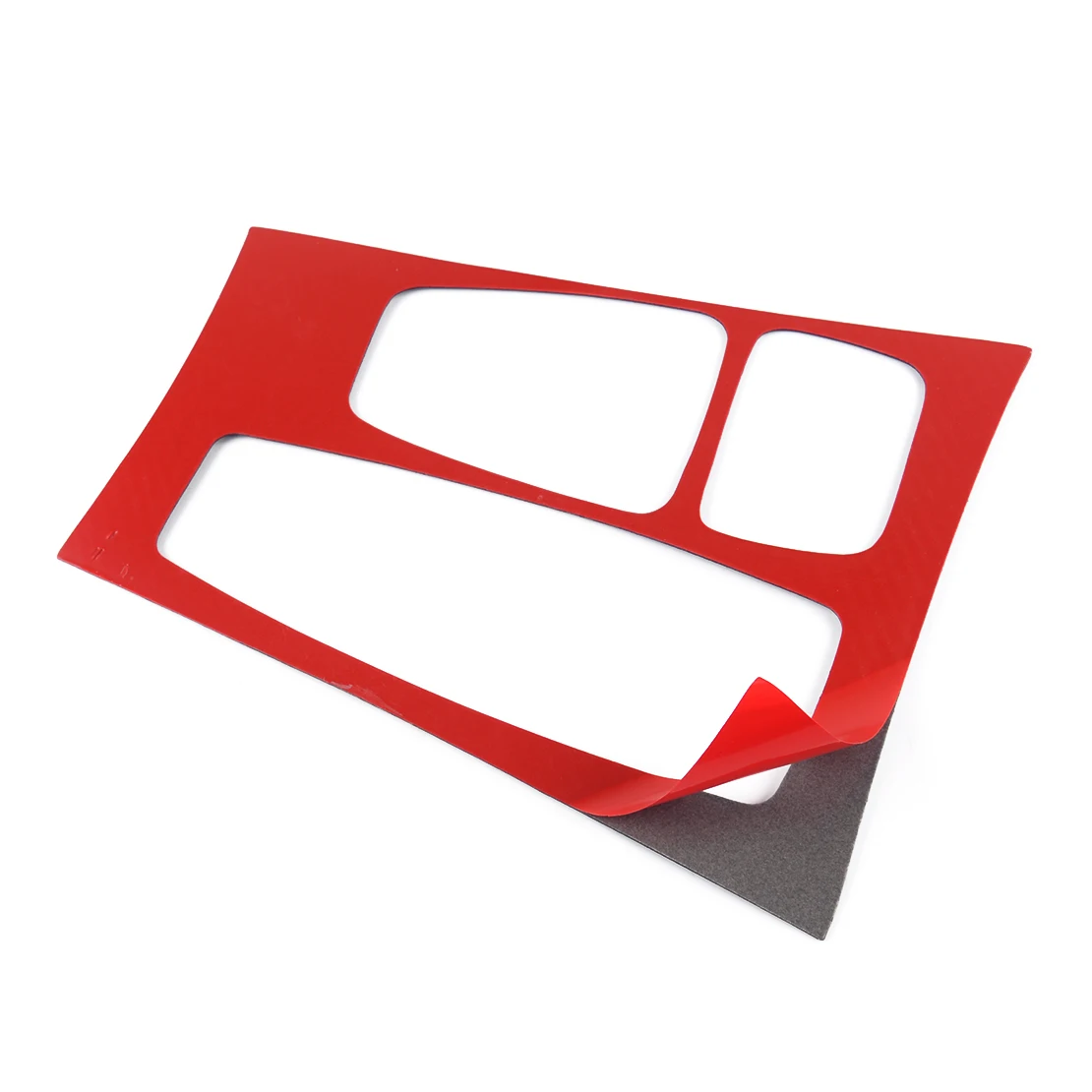 

DWCX 24.2x19.8 cm Carbon Fiber Black Car Gear Shift Box Panel Cover Trim Moulding Frame Fit for BMW X5 E70 2007 2008 2009