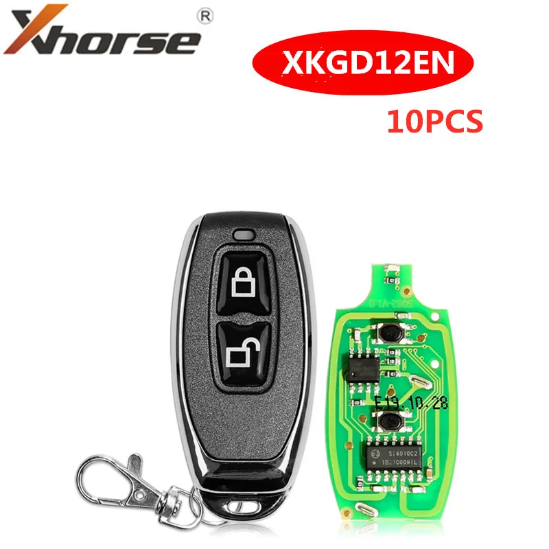 10 шт. Xhorse для гаражной двери XKGD12EN проводной дистанционный ключ английская версия|