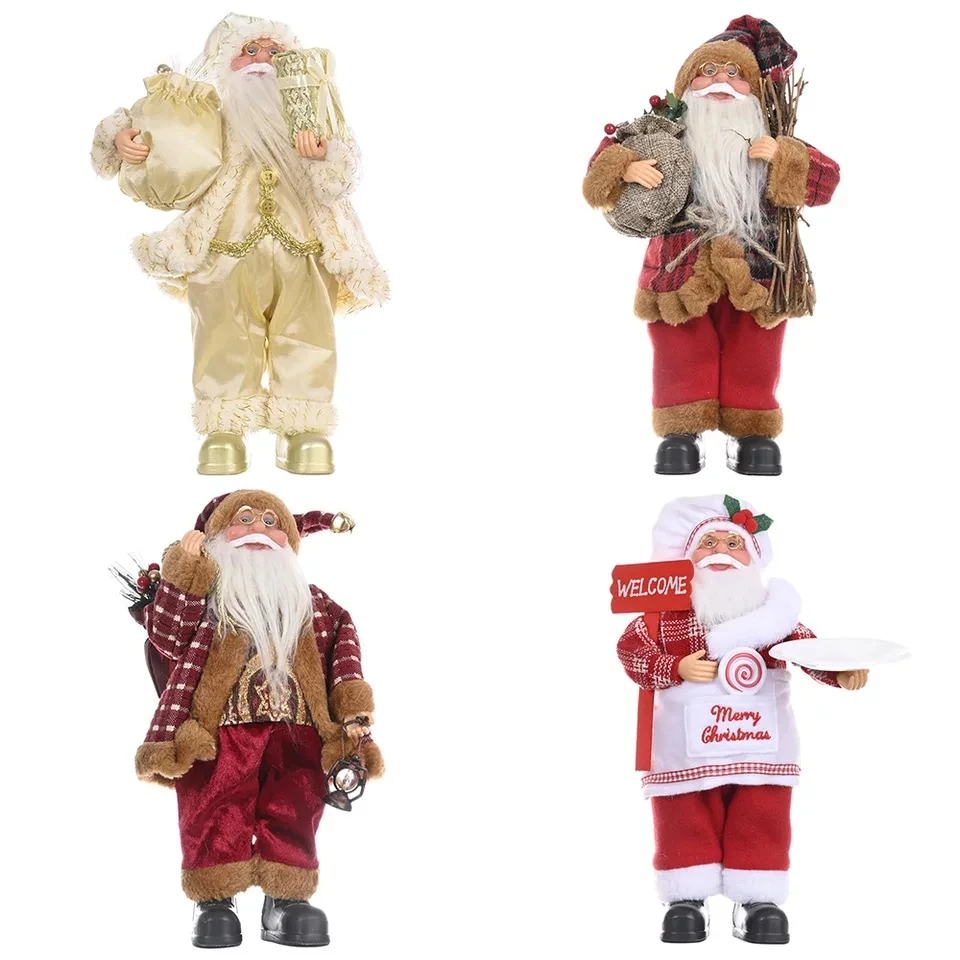 

Santa Claus Doll Large 30*20cm 2020 Christmas Tree Ornament New Year Home Decoration Natal kids Gift Merry Christmas Decorations