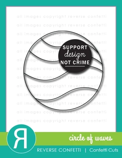 Металлические штампы для вырезания формы круг волн форма карточек Скрапбукинг