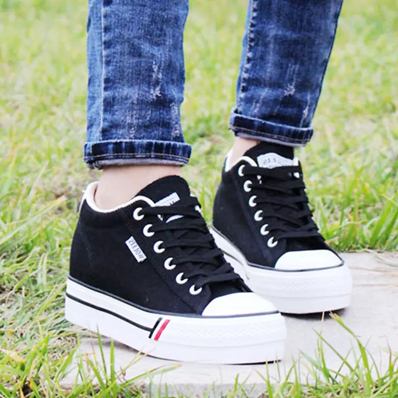 Женские кроссовки; удобная обувь на платформе; белая парусиновая обувь; Baskets Femme; Вулканизированная обувь; коллекция года; Zapatos De Mujer