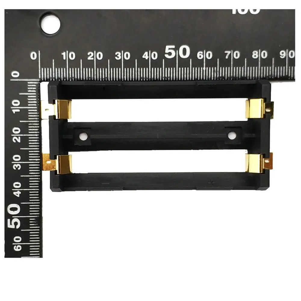 2X18650 Держатель батареи Smd Smt 18650 коробка для 2*18650 с бронзовые значки| |
