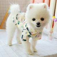pet costume summer casual printing holiday style dog coat jacket dog clothes for medium small dogs pet products ropa para perro