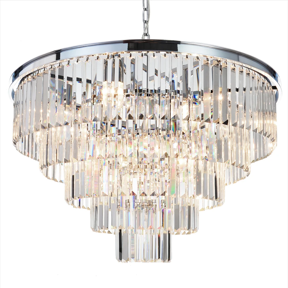 Современная хрустальная люстра элегантная K9 размер 22 мм подвеска из дымчато