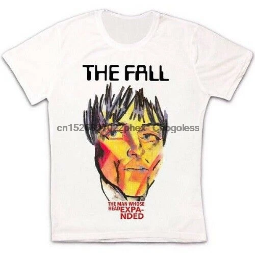 Мужская футболка унисекс The Fall расширенная голова в стиле панк ретро винтажная