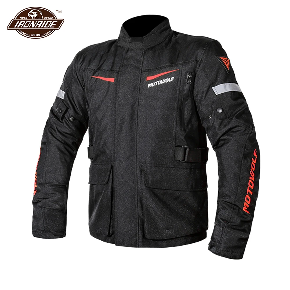 

Motorcycle Jacket Waterproof Motocross Men Cycling Jacket Moto Coldproof Body Protection Jaqueta Motoqueiro Removable Warm Liner