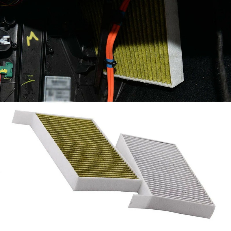 1 шт. воздушный фильтр в салон автомобиля Замена с активированным углем для Tesla