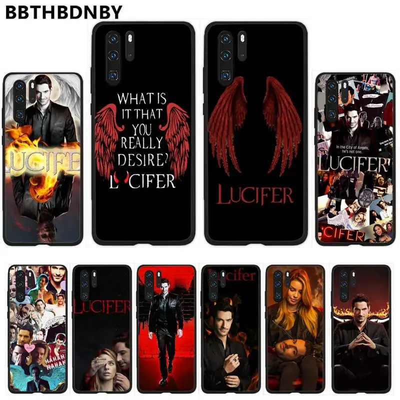 

American TV Series Lucifer Phone Case For Huawei Y5 Y6 II Y7 Y9 PRIME 2018 2019 NOVA3E P20 PRO P10 Honor 10