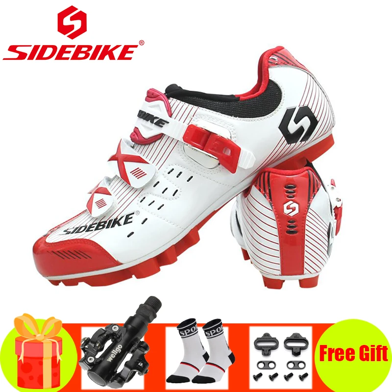 SIDEBIKE sapatilha ciclismo mtb велосипедная обувь велосипедные педали мужские и женские