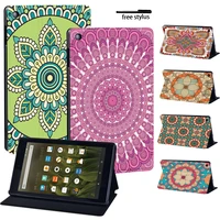 for amazon fire 7 579th gen hd 8 hd 10 pu leather tablet stand folio cover for fire hd 8 plus 10th gen 2020 case