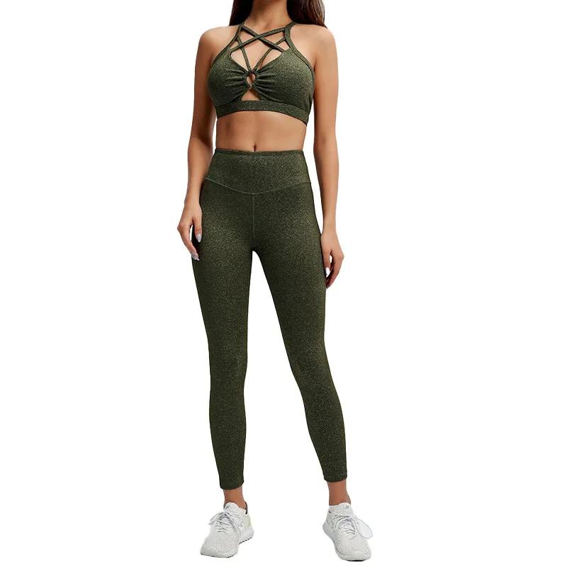 

Seamless Women Gym Clothes Workout Yoga Set Fitness Sports Suit Bra Crop Tops High Waist Shorts Leggings Sportswear 2 Piece Set