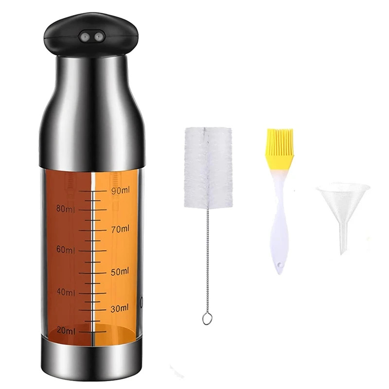 

Распылитель масла 2-в-1 с двумя насадками для приготовления пищи, многофункциональный распылитель для приготовления пищи, бутылка для приго...